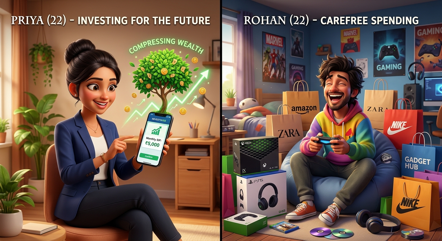 Two Career Paths (Age 22)